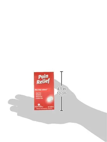 Natrabio Pain Relief Tablets, 60 Count NatraBio uk supplements
