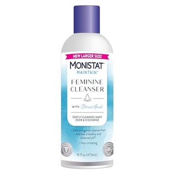 Monistat Boric Acid Feminine Cleanser, Fragrance Free Feminine Wash, 16 Fl Oz, 1 Pack Monistat uk supplements