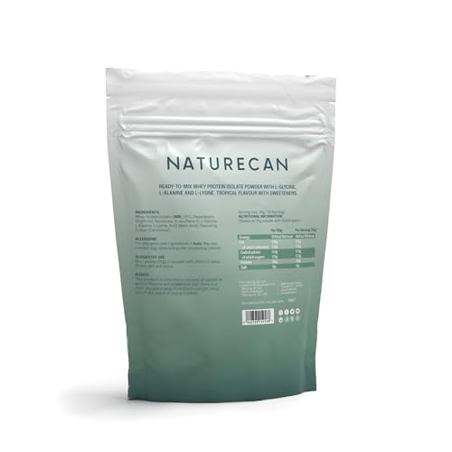 Naturecan Clear Whey Protein – Tropical 1kg Naturecan uk supplements