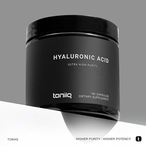 Ultra High Purity Hyaluronic Acid Capsules - 95%+ Highly Purified and Highly Bioavailable Toniiq uk supplements