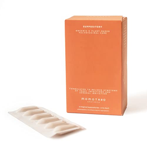 MOMOTARO APOTHECA 14 Organic Vaginal Suppositories Alternative, Fast Acting, Alleviate Dryness MOMOTARO APOTHECA uk supplements