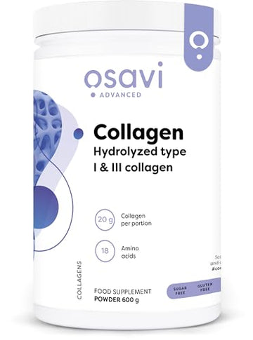 Osavi Collagen Peptides - Hydrolyzed Type 1 & 3-600g OSAVI uk supplements