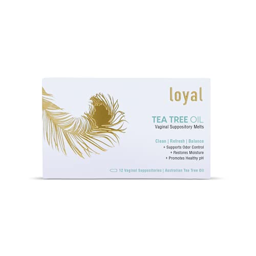 Loyal Tea Tree Oil - Suppository Melts - Supports Odor Control - Soothes Discomfort - Promotes Healthy pH Loyal uk supplements