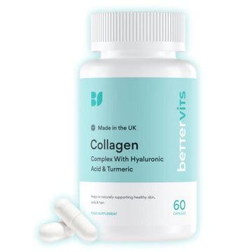 Bettervits Collagen Complex | 1000mg Hydrolyzed Capsules | Skin | Hair | Nails Bettervits uk supplements