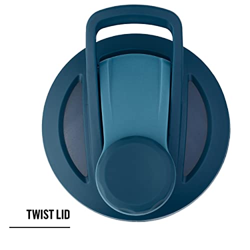 BlenderBottle Strada Twist Cap Shaker Cup Insulated Stainless Steel Water Bottle with Wire BlenderBottle uk supplements