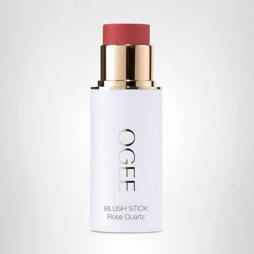 Ogee Sculpted Face Stick (ROSE QUARTZ - ROSE BLUSH) Certified Organic Blush Stick - Multi-Use Cream Blush Stick for Cheeks, Lips & Face Ogee uk supplements