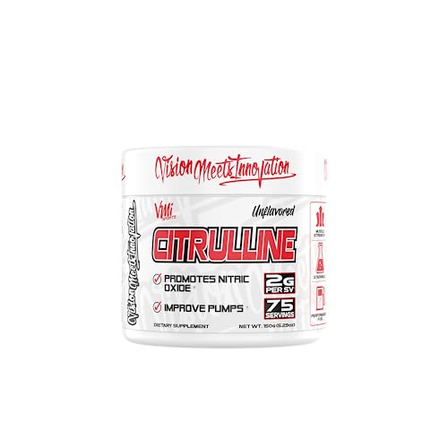VMI Sports Citrulline Unflavored Powder Pure L-Citrulline | Promote Nitric Oxide Muscle VMI Sports uk supplements