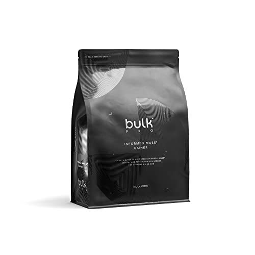 Bulk Informed Mass, Mass Gainer, Whey Protein Shake, Double Chocolate, 3 kg, Packaging May Vary Bulk uk supplements