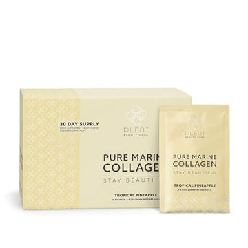 Plent Pure Marine Collagen Tropical Pineapple - Stay Beautiful - 5G Collagen Peptides Daily Plent uk supplements