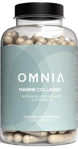 Omnia Marine Collagen Capsules 2400mg for Women & Men with Type I Collagen OMNIA uk supplements