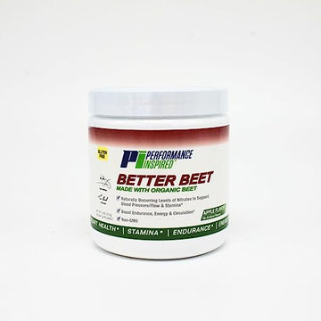 PERFORMANCE INSPIRED Nutrition Better Beet Powder - 100% Organic Beet – Boost Nitric PERFORMANCE INSPIRED uk supplements
