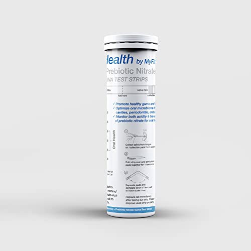 pH and Prebiotic Nitric Oxide Test Strip by MyFitStrip - Track and Monitor Saliva Alkalinity MyFitStrip uk supplements
