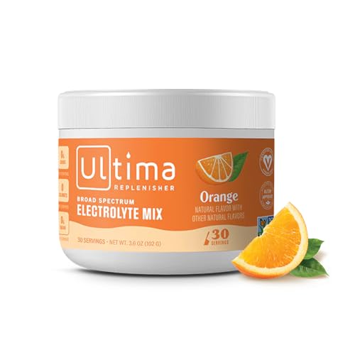 Ultima Replenisher Daily Electrolyte Drink Mix – Orange, 30 Servings – Hydration Powder Ultima Replenisher uk supplements
