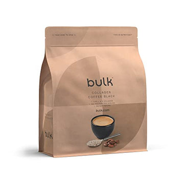 Bulk Collagen Coffee, High Protein, Black, 500 g Bulk uk supplements
