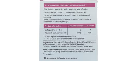 AHS Super Collagen Plus C Tablets - Pack of 250 Tablets (Also 120 + 90 Counts) 3 Sizes! 6000MG PER AHS uk supplements