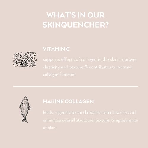 Simone Thomas Wellness, SkinQuencher Marine Collagen with Vitamin C, Food Supplement 60 Capsules Simone Thomas Wellness uk supplements