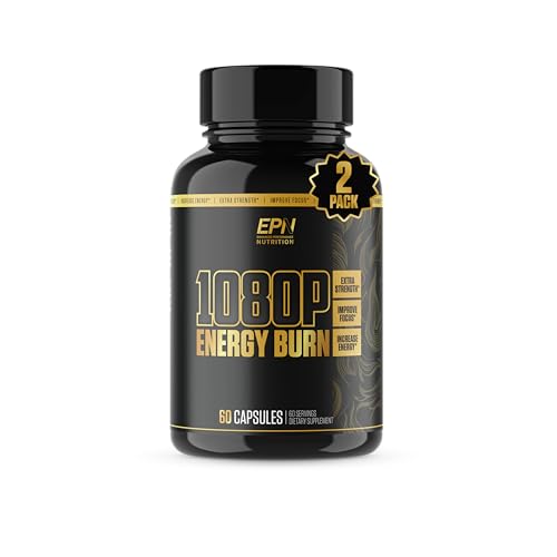 1080p Thermogenic Energy Burn | #1 Rated Energy & Pre Workout for Men & Women EPN Supplements uk supplements