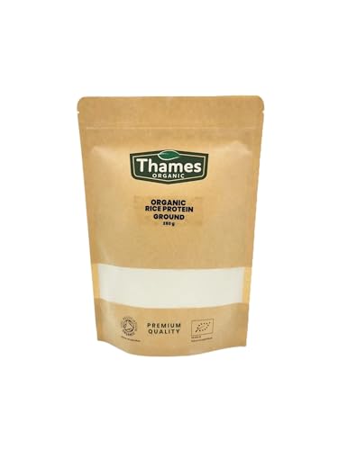 Thames Organic Organic Rice Protein Ground: Premium Plant-Based Protein for Health & Fitness Enthusiasts Thames Organic uk supplements