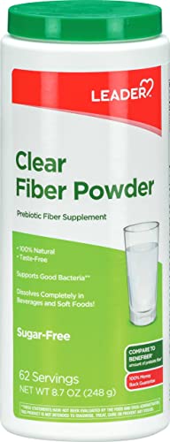 Leader Prebiotic Fiber Supplement Powder for Digestive Health, 100% Natural Daily Fiber Leader uk supplements