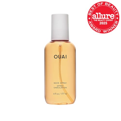 OUAI Wave Spray - Texture Spray for Hair with Coconut Oil & Rice Protein - Adds Texture, Volume & Shine for Beach Waves - Paraben Free, Safe for Color & Keratin-Treated Hair (6 fl oz) OUAI uk supplements