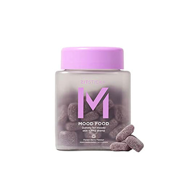 ZitSticka Mood Food: Gummy for Moody Skin + PMS Drama, Forest Berry Flavour ZitSticka uk supplements