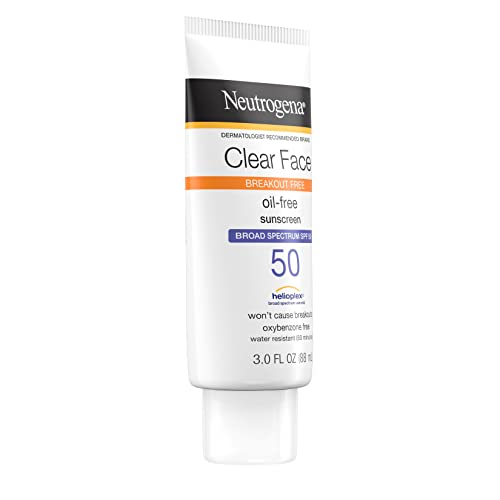 Neutrogena Clear Face Liquid Lotion Sunscreen for Acne-Prone Skin Neutrogena uk supplements