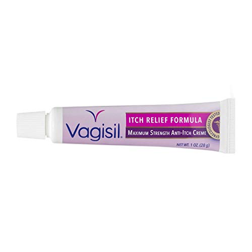 Vagisil Maximum Strength Feminine Anti-Itch Cream with Benzocaine for Women, Helps Relieve Yeast Vagisil uk supplements