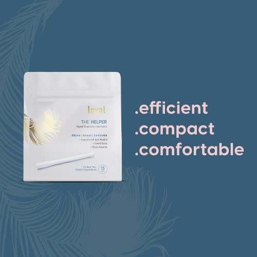 Loyal The Helper Vaginal Suppository Applicators | Efficient | Compact | Comfortable | Fits Most Brands, Pills Loyal uk supplements
