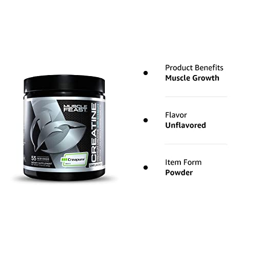 Muscle Feast Creapure Creatine Monohydrate Powder for Muscle Growth Nutritional Muscle Feast uk supplements