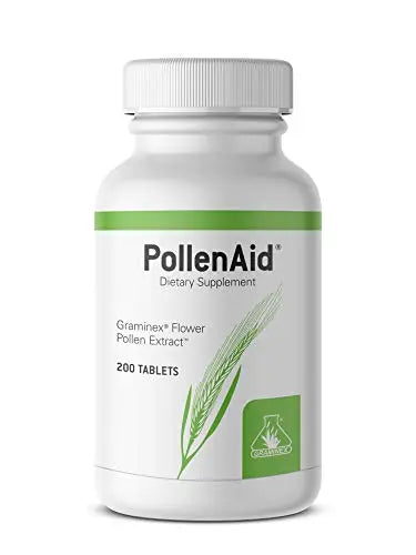 Graminex PollenAid Prostate Supplement: All Natural Prostate Support for Bladder Control & Urinary Tract Health, Rye Pollen Extract Made in USA, 200 Tablets (Pack of 2) Graminex uk supplements