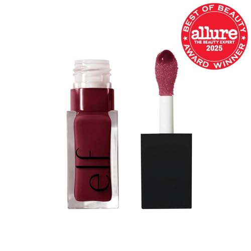 e.l.f. Glow Reviver Lip Oil, Nourishing Tinted Lip Oil For A High-shine Finish, Infused With Jojoba Oil, Vegan & Cruelty-free, Jam Session e.l.f. uk supplements