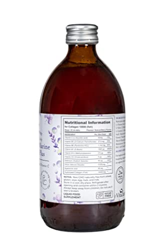 Diamond Elixir Marine Liquid Collagen Type 1 & 3 Hydrolysed Collagen Peptides 10000mg VitaZam uk supplements