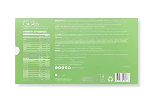 Revive Collagen 2500mg Plant Based Vegan Collagen with Added Vitamin B, C, D & E, Improved Skin, Hair & Nails Revive Collagen uk supplements