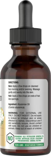 Abyssinian Oil 4 fl oz | Hair and Skin Oil | 2 Pack of 2oz | Paraben, SLS and Fragrance Free Horbäach uk supplements