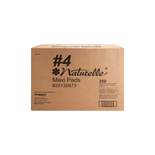 Impact Products 25130973 Maxi Pads, Naturelle, Regular, Vendor Refills, WE Rochester Midland uk supplements