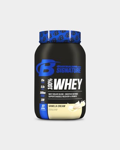 Bodybuilding Signature 100% Whey Protein Powder | 25g of Protein per Serving Bodybuilding.com uk supplements