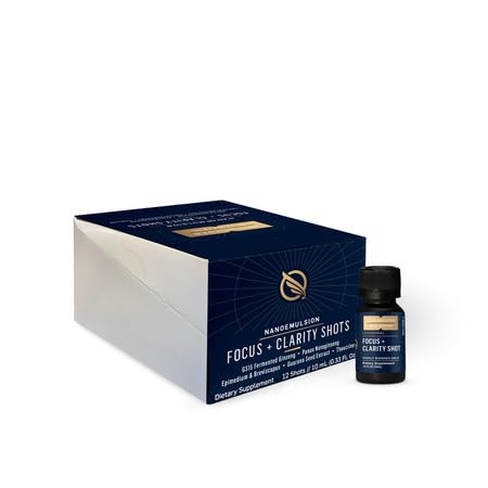 Quicksilver Scientific Focus + Clarity Shots (Box of 12, 10 mL Shots) Quicksilver Scientific uk supplements