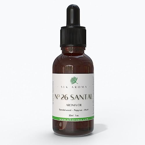 SLK Aroma, Santal Aroma Diffuser Oil, No. 26, Ultra Luxury Niche Blend of The Finest Essential Oils SLK Aroma uk supplements