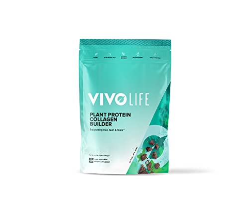 Vivo Life - Plant Protein Collagen Builder with Vitamin C, Amino Acids and Hyaluronic Acid Vivo life uk supplements