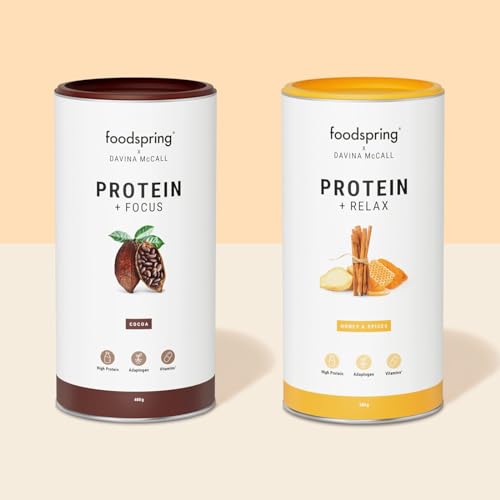 foodspring x Davina McCall – Focus Protein Powder Shake for Your Daily Protein, Vitamin & Mineral Needs foodspring uk supplements