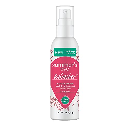 Summer's Eve Refresher Mist, Feminine Spray Reduces Odor, Blissful Escape, Body Spray for Women Summer's Eve uk supplements