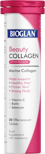 Bioglan Collagen Effervescent | 1000mg | Hydrolysed Marine Collagen Bioglan uk supplements