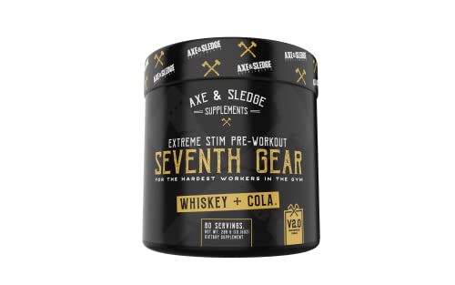 Axe & Sledge Seventh Gear V2 High-Stimulant Pre-Workout, Increases Energy, Focus Axe & Sledge uk supplements