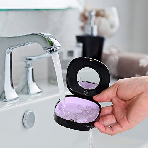 2 Pack Retainer Case with Vent Holes, Mirrors,Compatible with Invisalign,Night Guards Doboli uk supplements