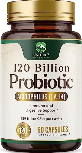 Nature's Peak Probiotics for Digestive Health - 120 Billion CFU with Diverse Strains Nature's Peak uk supplements