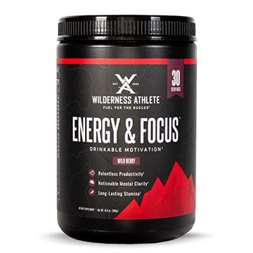 Wilderness Athlete - Energy & Focus | Energy Pre Workout for Women & Men - Energy Wilderness Athlete uk supplements