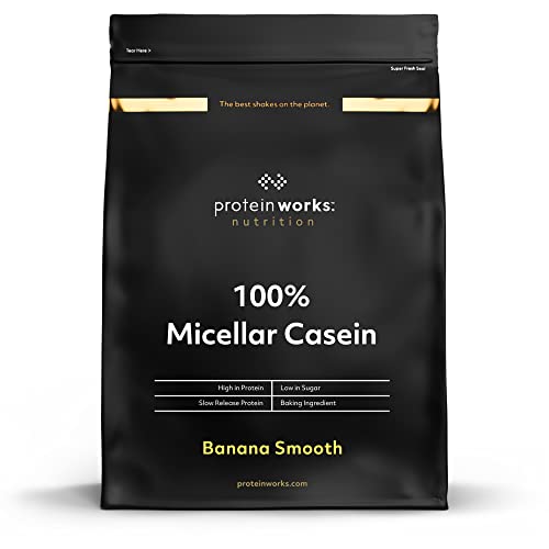 Protein Works 100% Micellar Casein Protein Powder | Slow Release Protein Shake | Amino Acids Protein Works uk supplements
