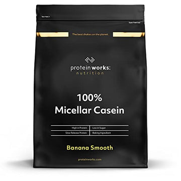 Protein Works 100% Micellar Casein Protein Powder | Slow Release Protein Shake | Amino Acids Protein Works uk supplements