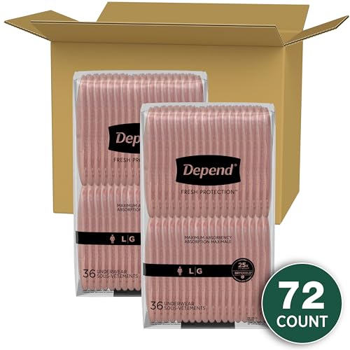 Depend Fresh Protection Adult Incontinence Underwear for Women Depend uk supplements