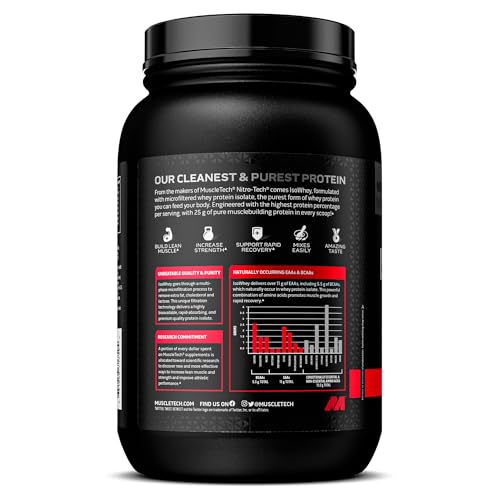 MuscleTech | IsoWhey | Whey Protein Isolate Powder| Muscle Builder for Men & Women MuscleTech uk supplements